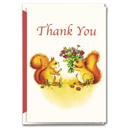 Greeting Cards - Thank You Squirrels 